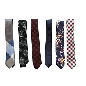 Express Men's Tie Collection - Blue, Black, Red, Navy, Floral,‎ Plaid